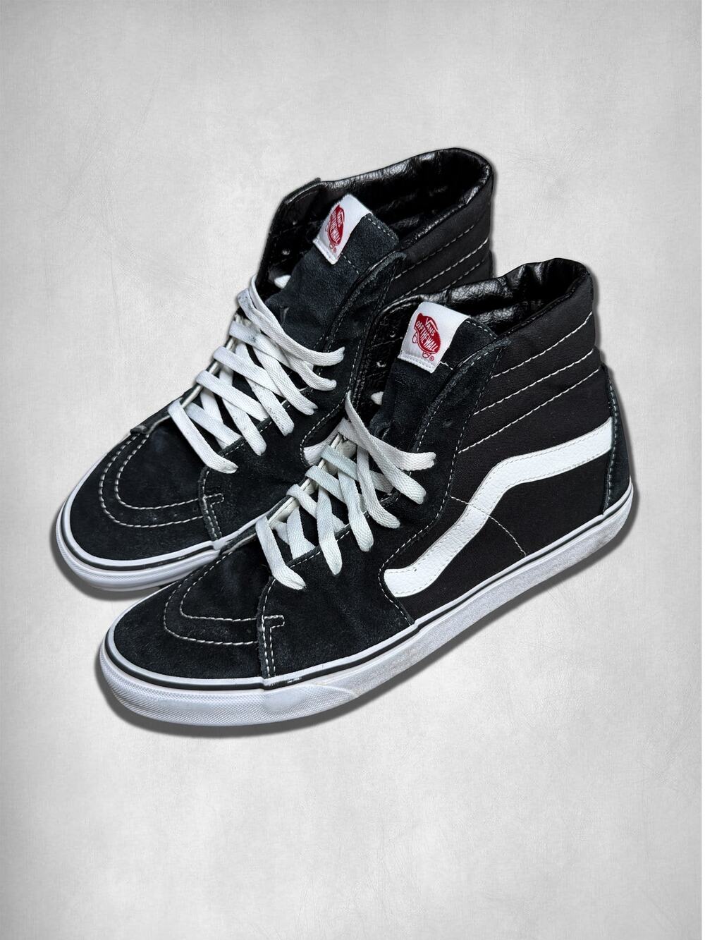 12M |  Vans Sk8-Hi Classic High Top Sneakers Black